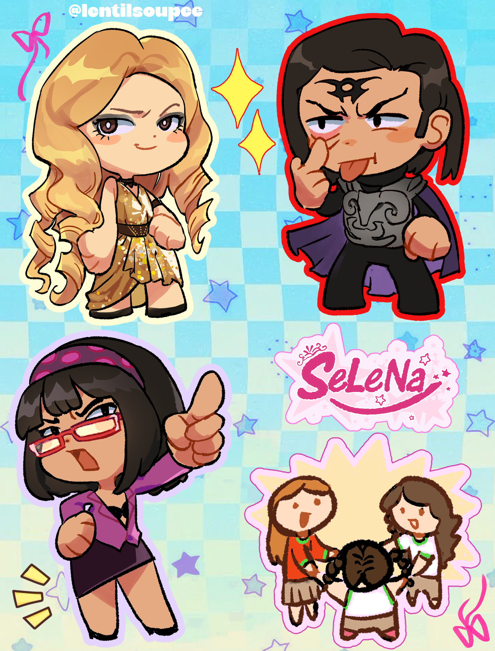 Selena Sticker Sheet