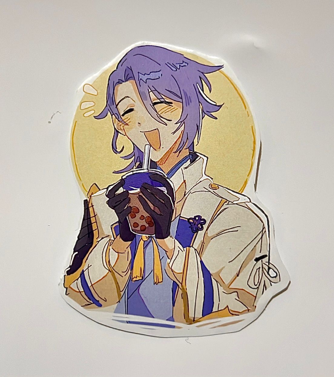 Anime Bubble Tea Sticker
