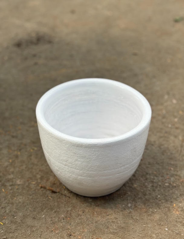 White Ceramic Plant Pot