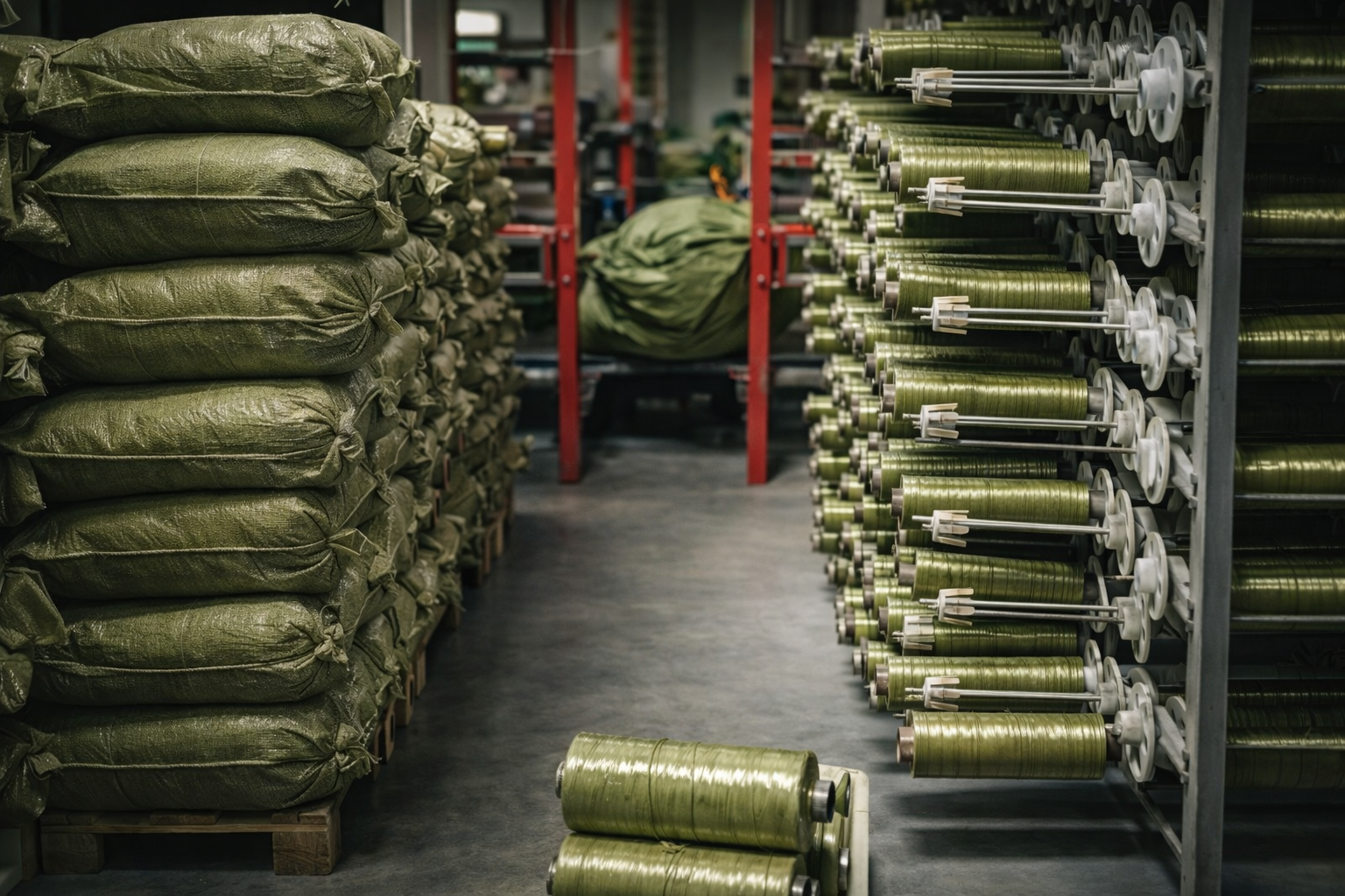 Navy Green Packaging Bags (recycle bags)