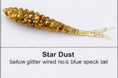 Star Dust 2" Crappie Fluke - HALF DOZEN