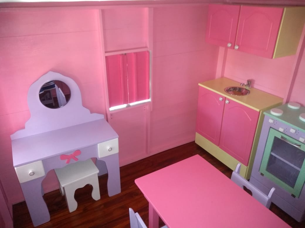 Mini Cozinha Infantil de Madeira reforçada