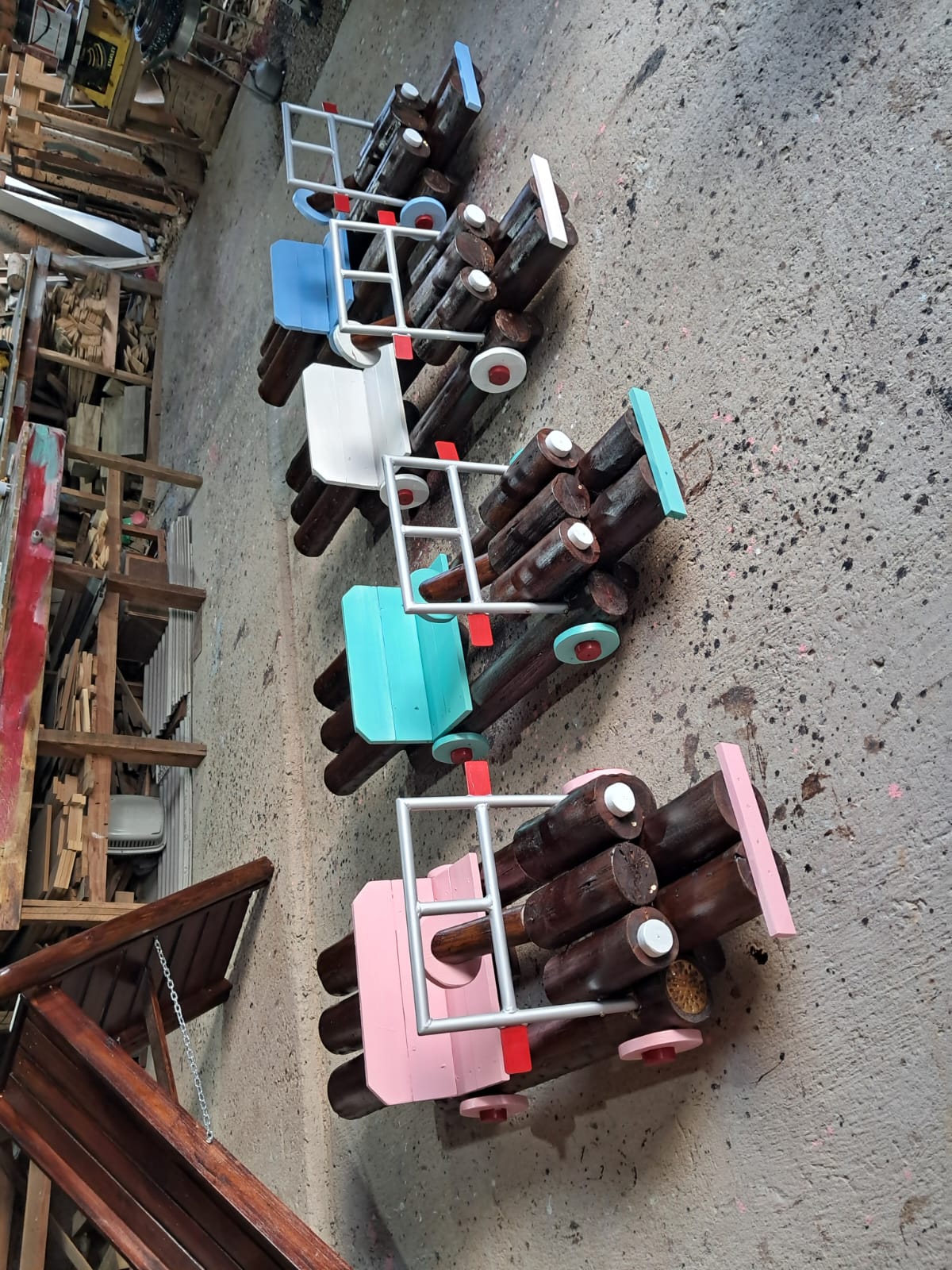 Carrinho de Madeira Infantil