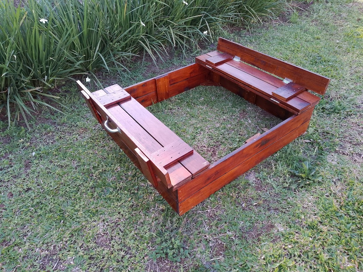 Caixa de Areia de Madeira eucalipto