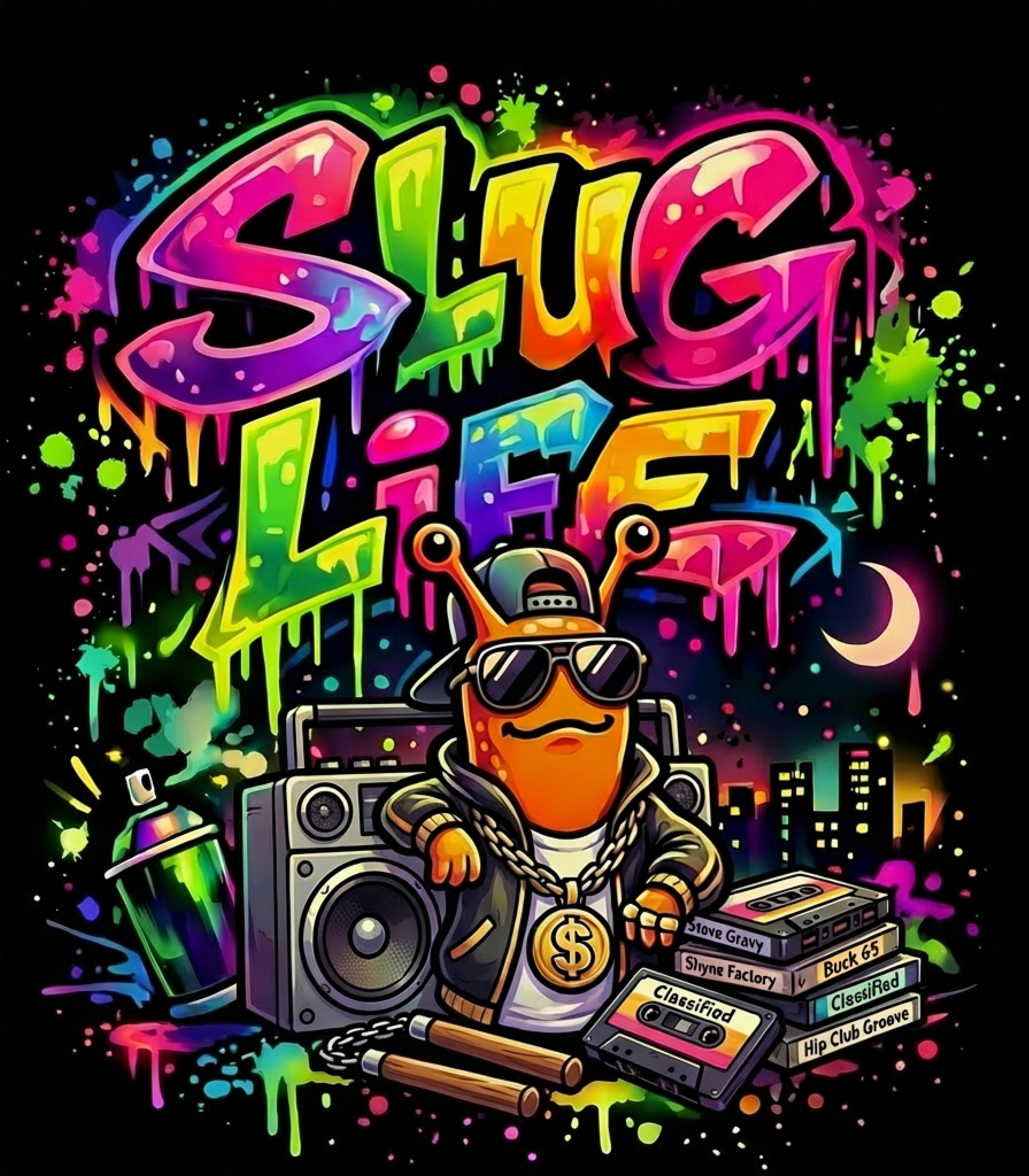 Slug Life "The Streets" Rash Guard