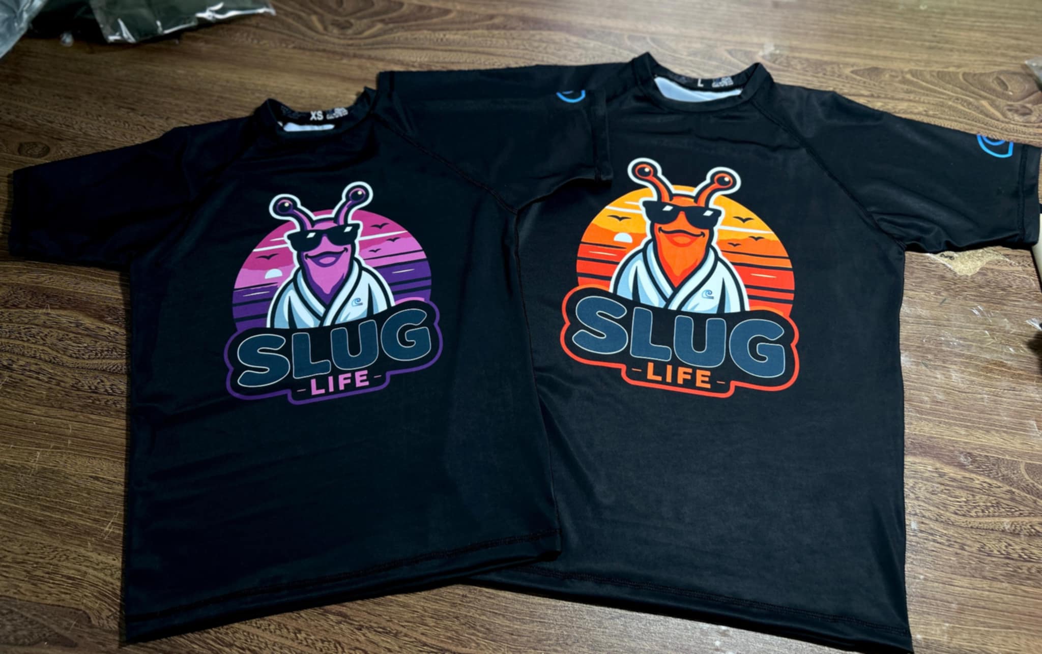 Slug Life Rash Guard- Pink Sunset Edition 