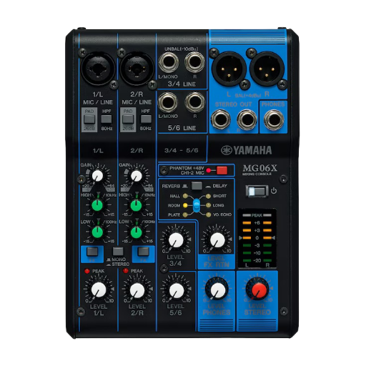 Console de Mixage Analogique 6 Canaux - YAMAHA MG06X