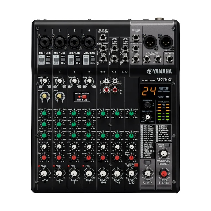 Console de Mixage Analogique 10 Canaux - YAMAHA MG10X