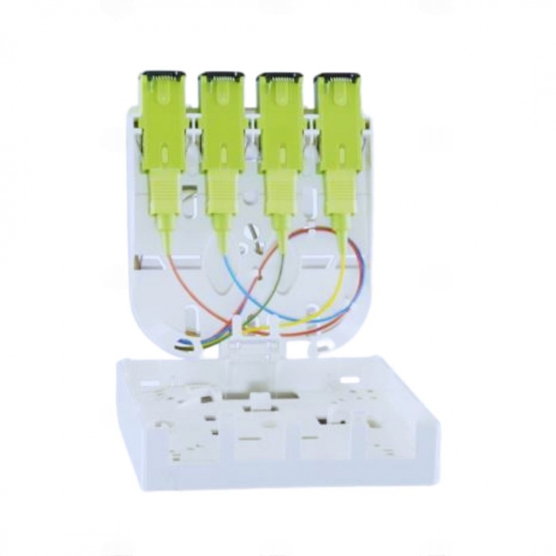 Prise Terminale Optique (PTO) FTTH - 4 Ports SC/APC