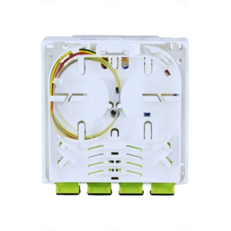 Prise Terminale Optique (PTO) FTTH - 4 Ports SC/APC