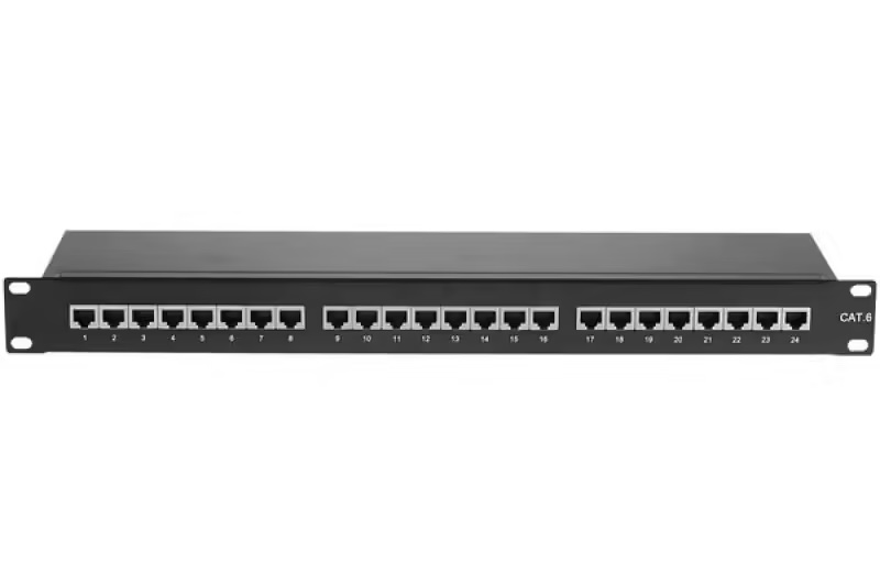 Panneau de Brassage RJ45 19" (24 Ports)