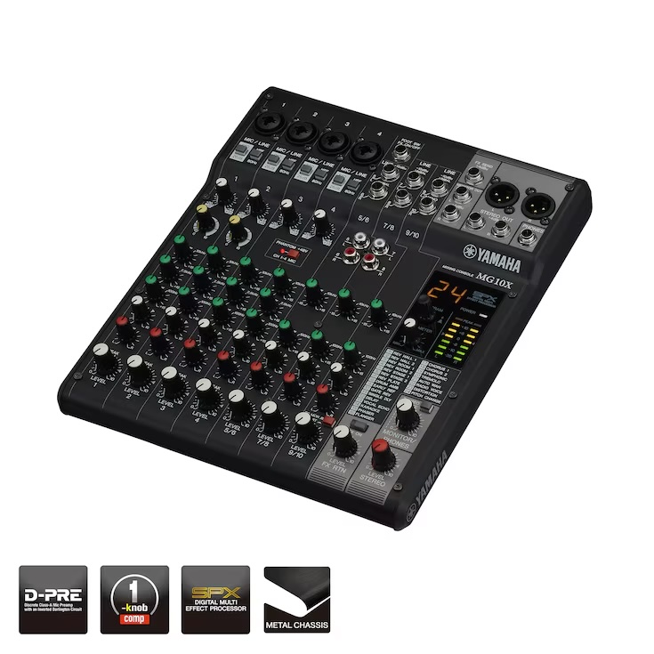 Console de Mixage Analogique 10 Canaux - YAMAHA MG10X