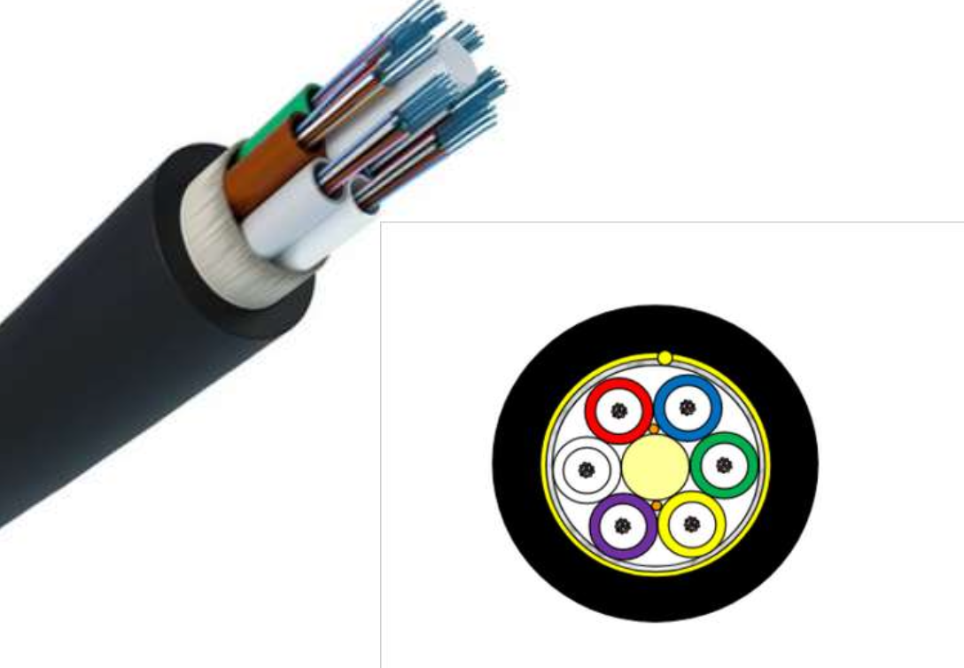 Câble Fibre Optique Armé Souterrain (12 à 144 Brins)