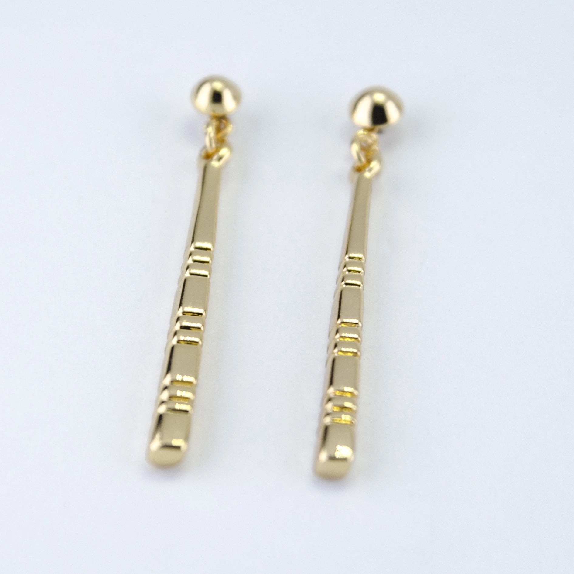 Gold Plated Dangle Earrings