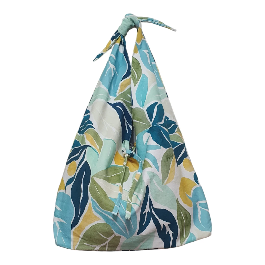 Leaf Print Knot Bag