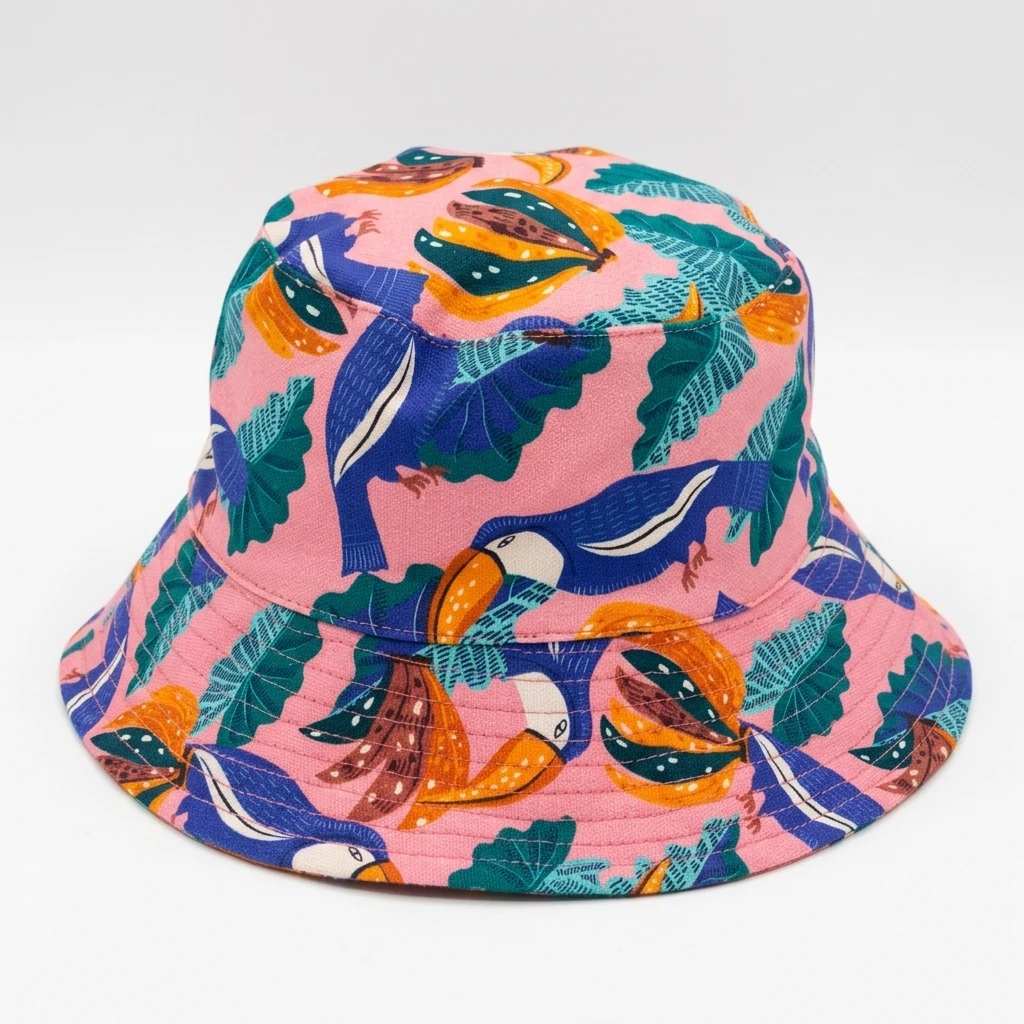 Toucan Print Bucket Hat