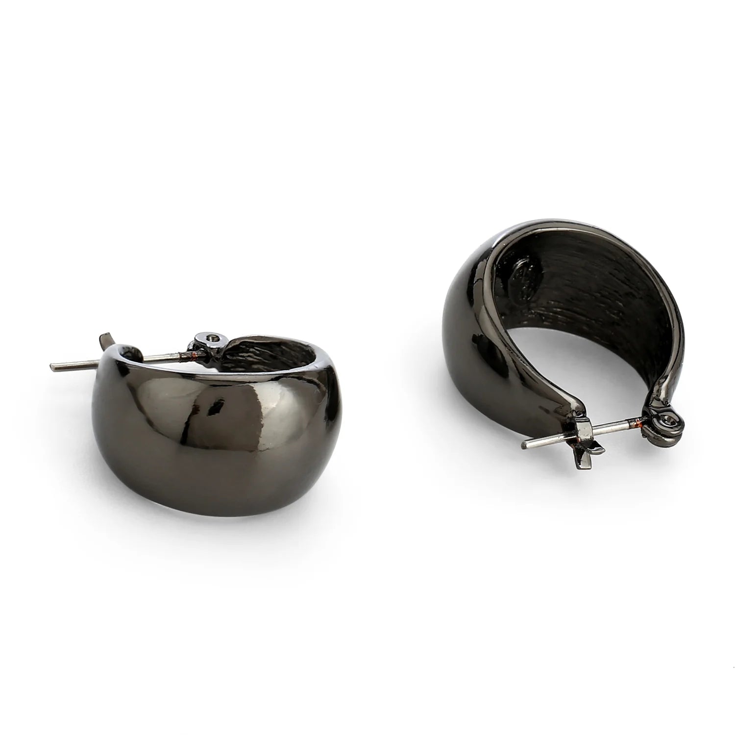 Black Stainless Steel Earrings