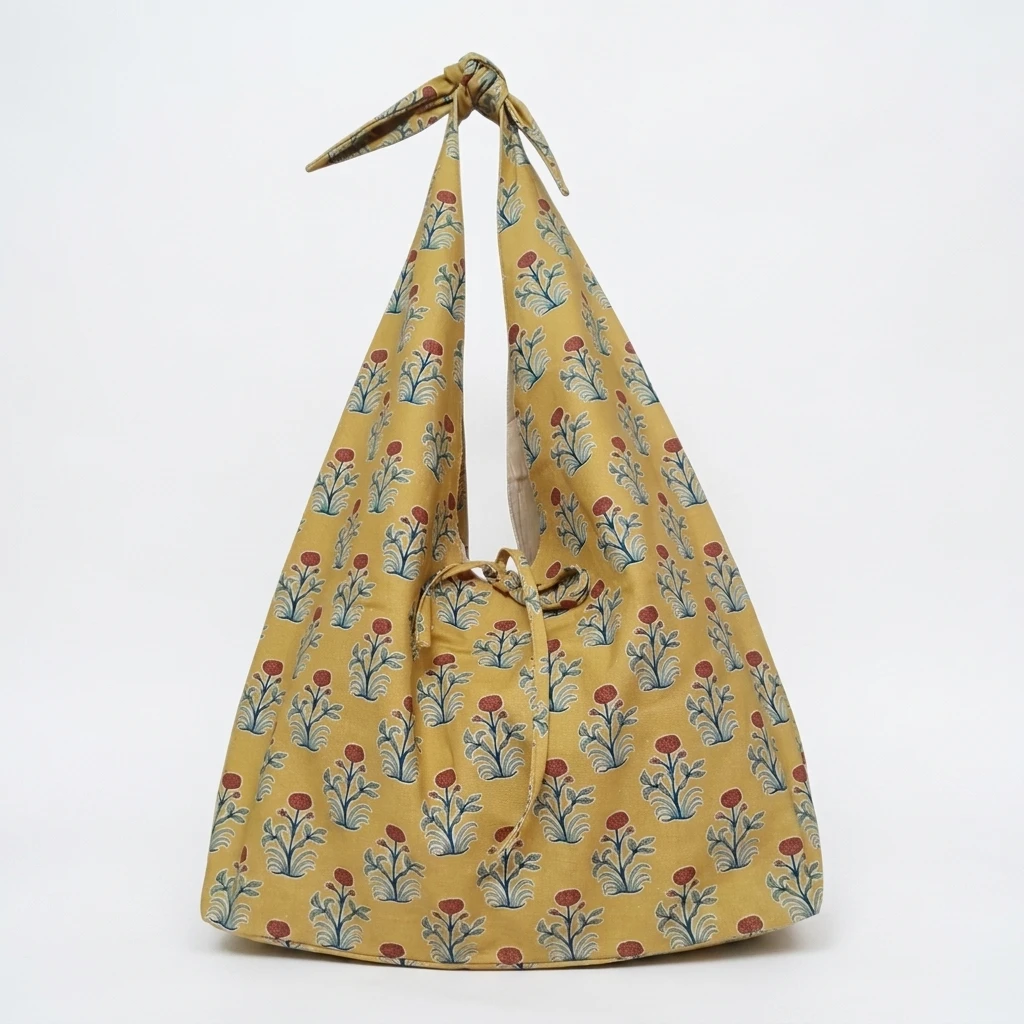 Floral Knot Tote Bag