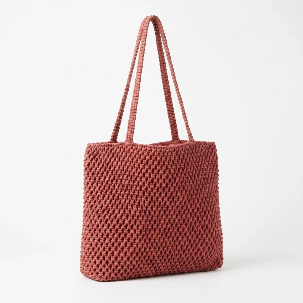 Knitted Tote Bag