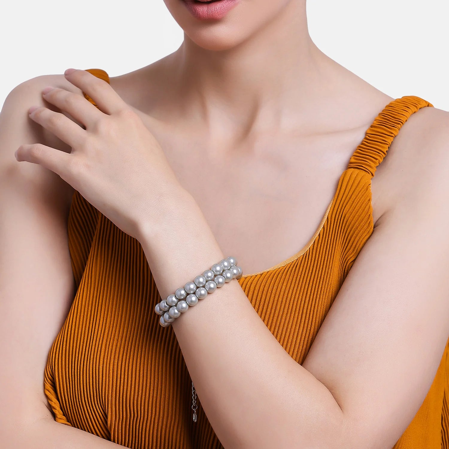 Double-Strand Pearl Bracelet