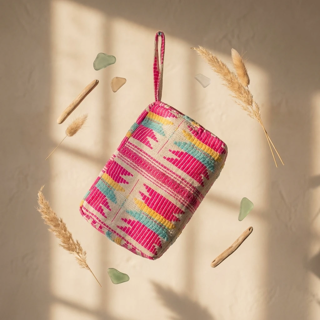 Colorful Patterned Pouch