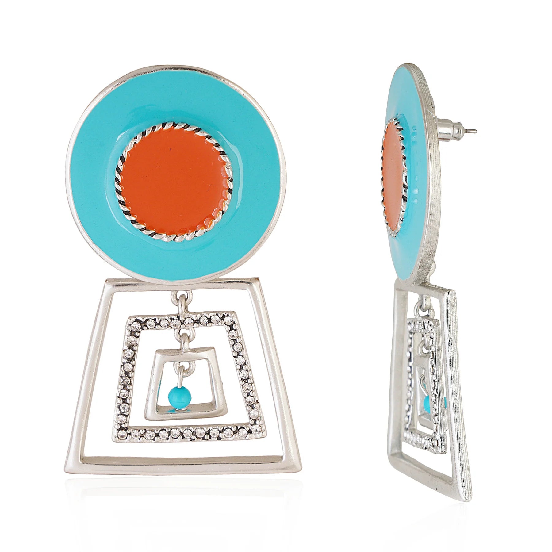 Geometric Statement Earrings