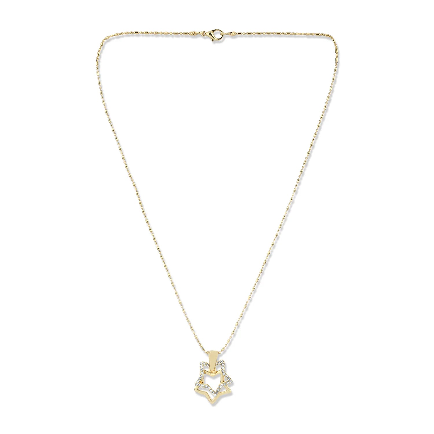 Gold Star Pendant Necklace