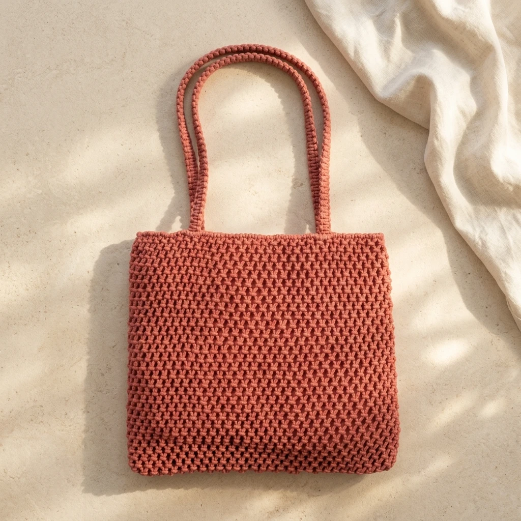 Knitted Tote Bag
