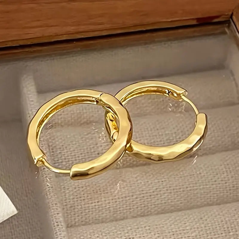 Gold Hoop Earrings