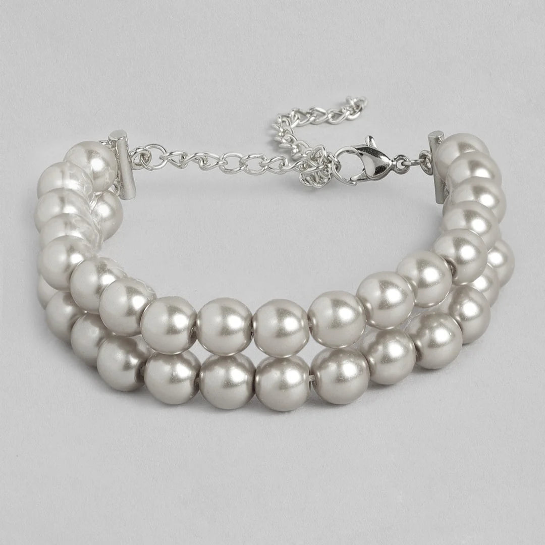 Double-Strand Pearl Bracelet
