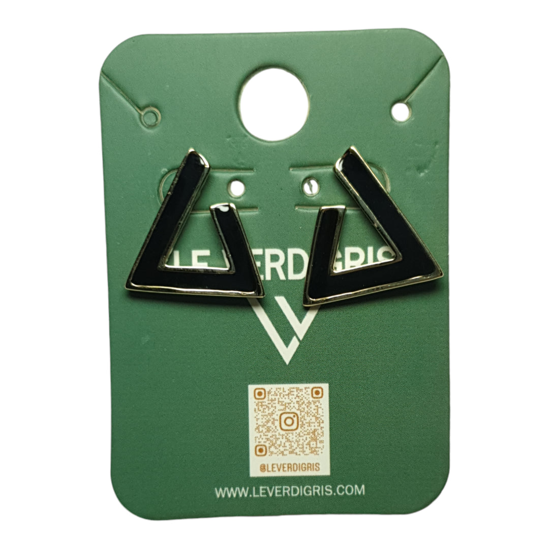 Geometric Triangle Earrings