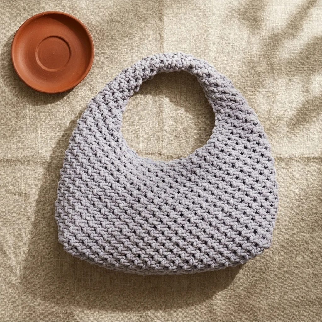 Knitted Hobo Bag