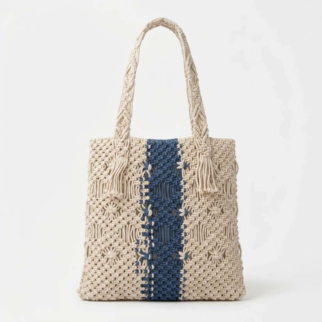 Macrame Tote Bag