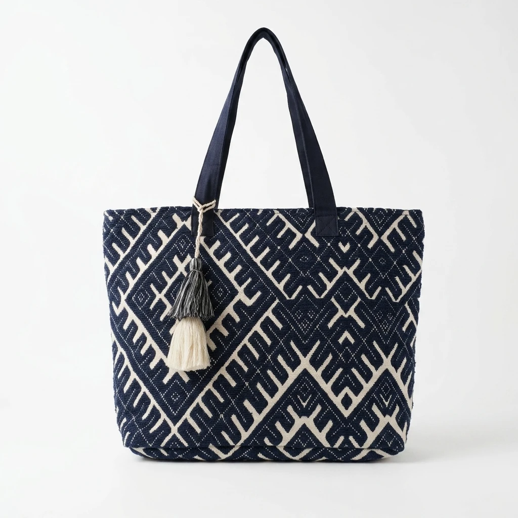 Geometric Pattern Tote Bag