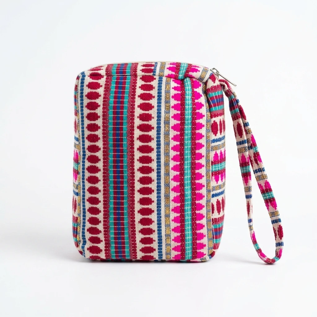 Boho Patterned Cosmetic Pouch