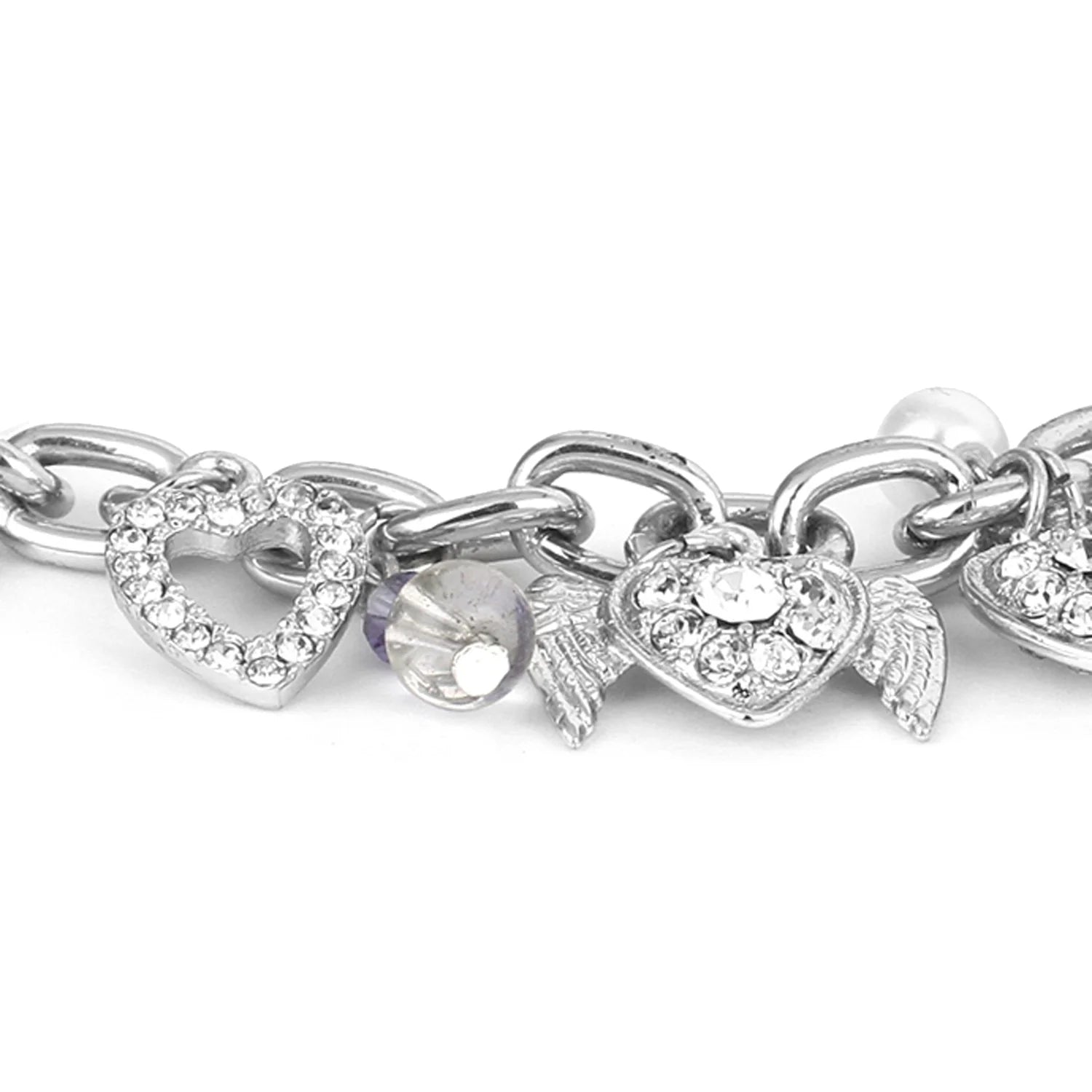 Angel Heart Charm Bracelet