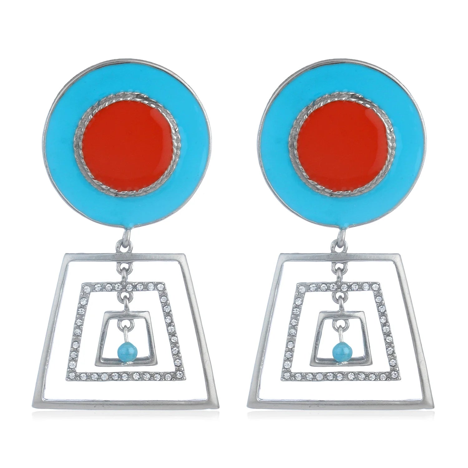Geometric Statement Earrings