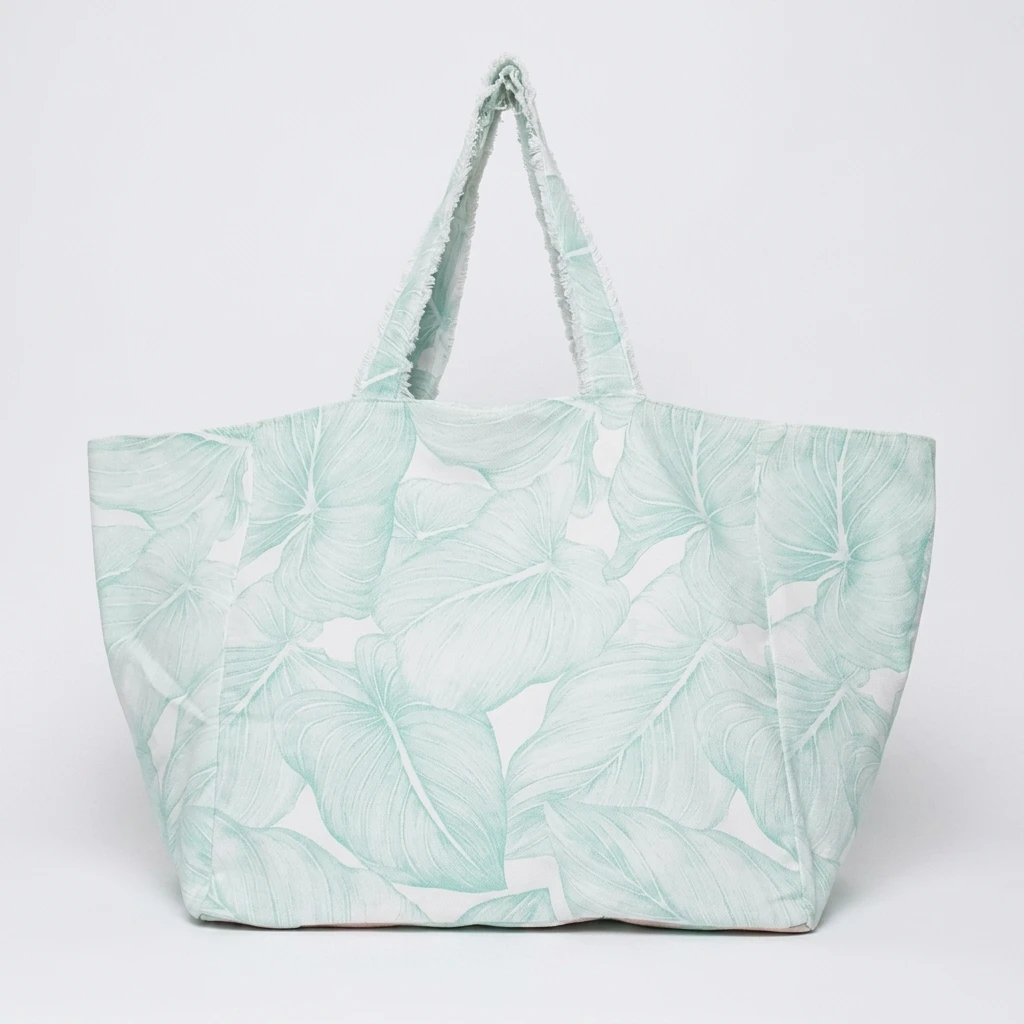 Leaf Print Tote Bag