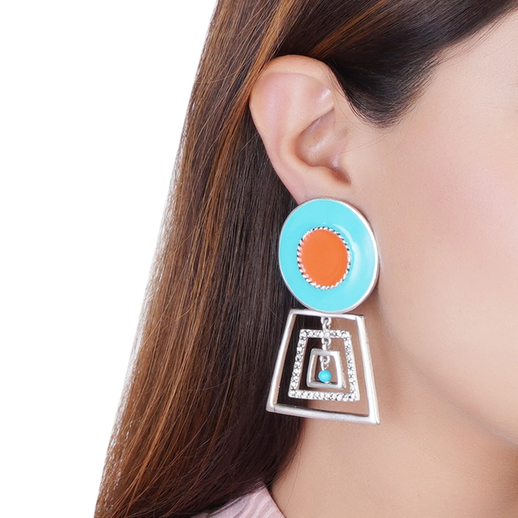 Geometric Statement Earrings