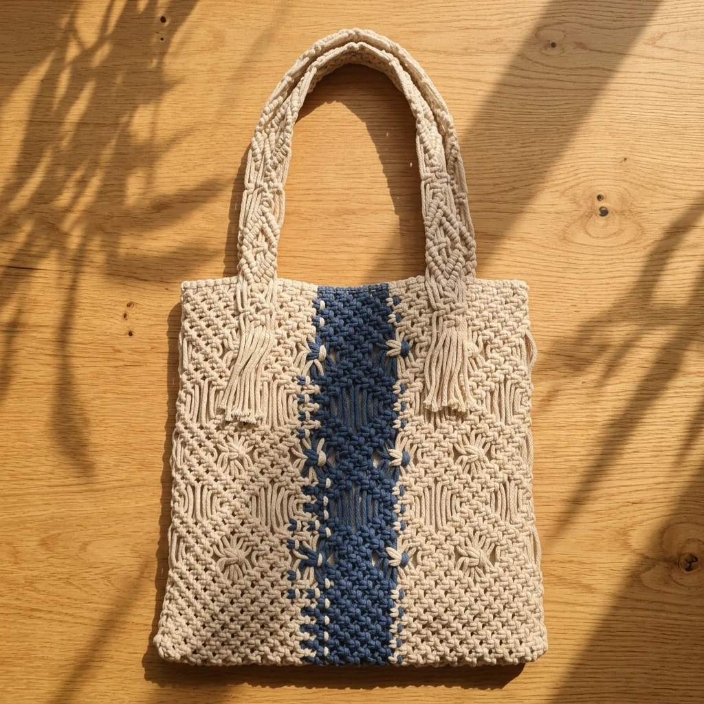 Macrame Tote Bag