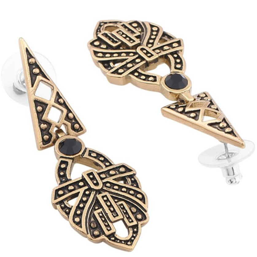 Geometric Art Deco Jewelry Set