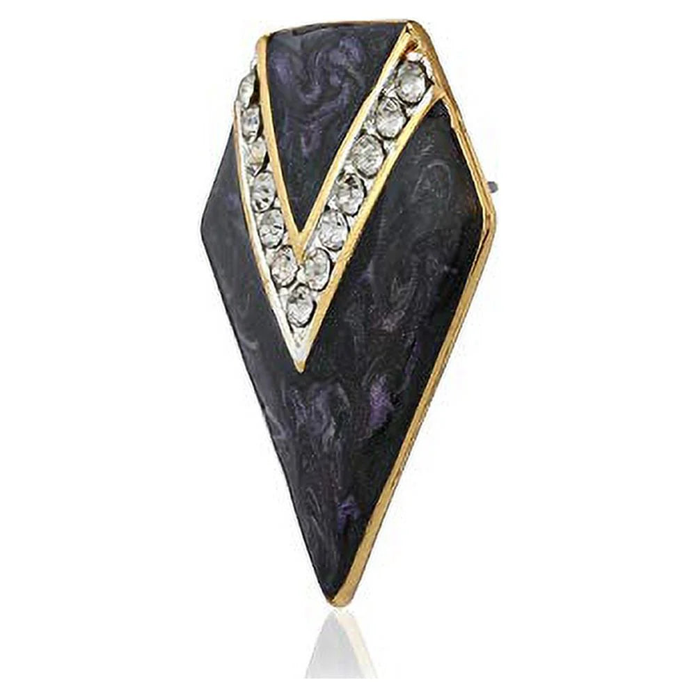 Geometric Crystal Stud Earrings