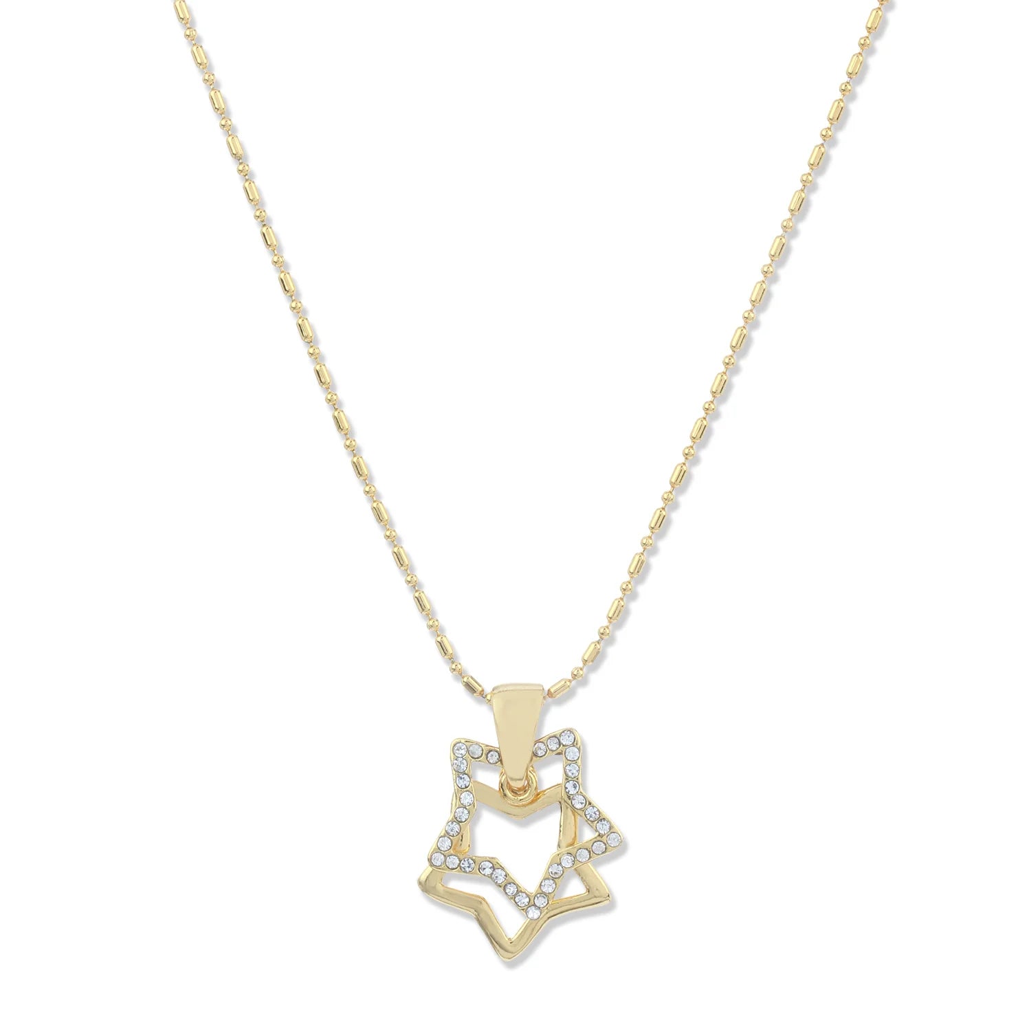Gold Star Pendant Necklace