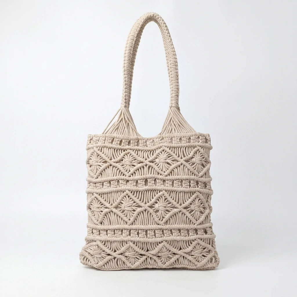 Macrame Tote Bag