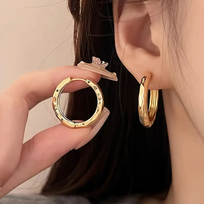 Gold Hoop Earrings