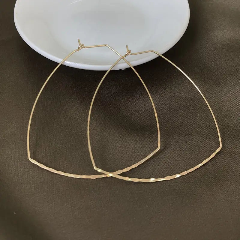 Geometric Hoop Earrings