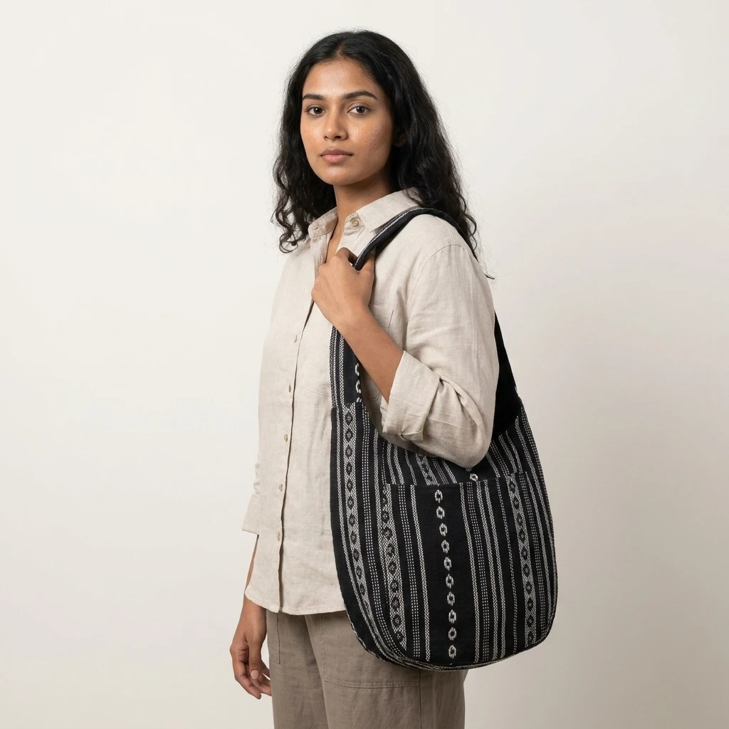 Woven Boho Shoulder Bag