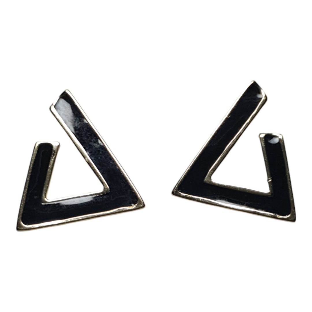 Geometric Triangle Earrings