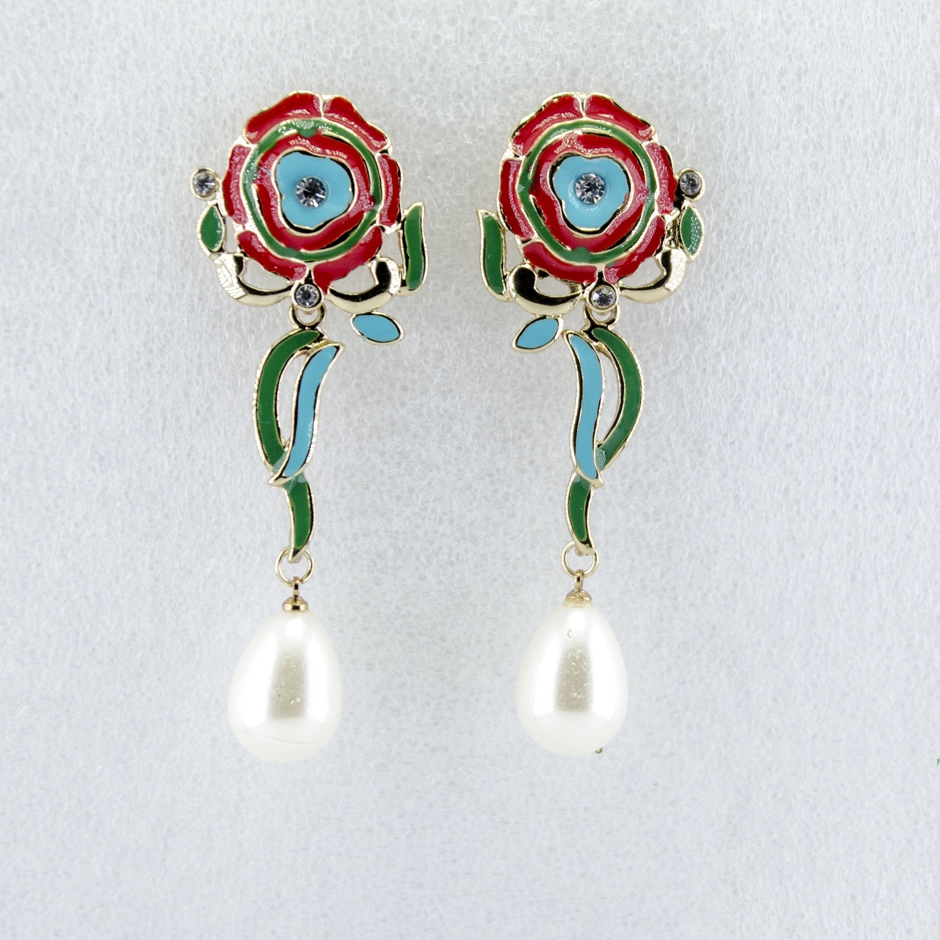 Floral Drop Earring