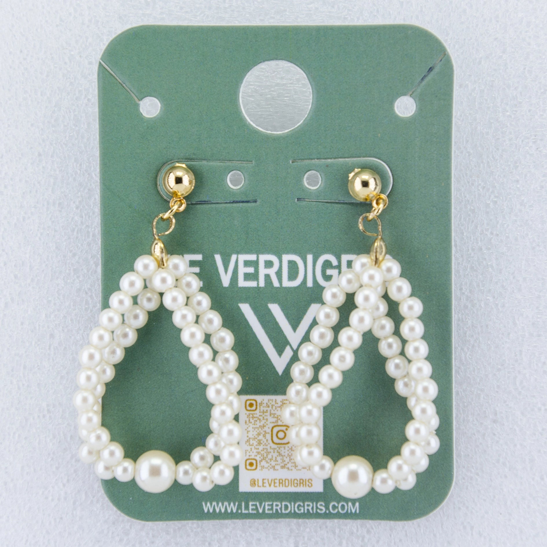 Pearl Teardrop Earrings